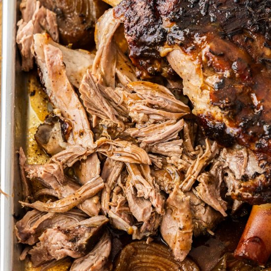 Slow Cooked Pulled Lamb