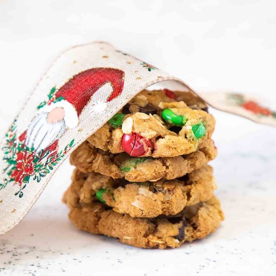 Christmas Cowboy Cookies (Jar Opt.)