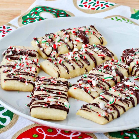 Peppermint Stick Cookies