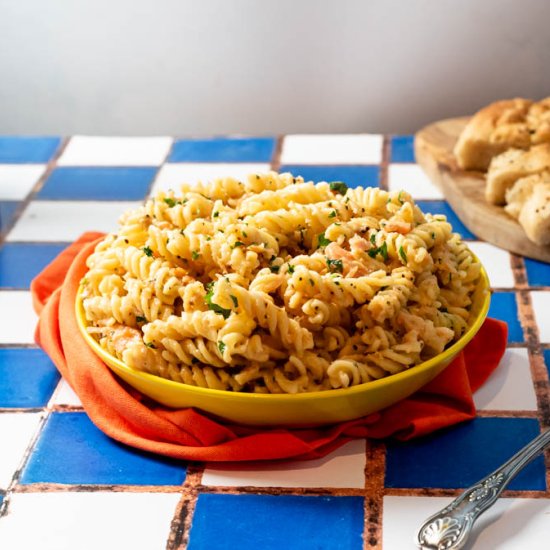 30 Minute Smoked Salmon Pasta