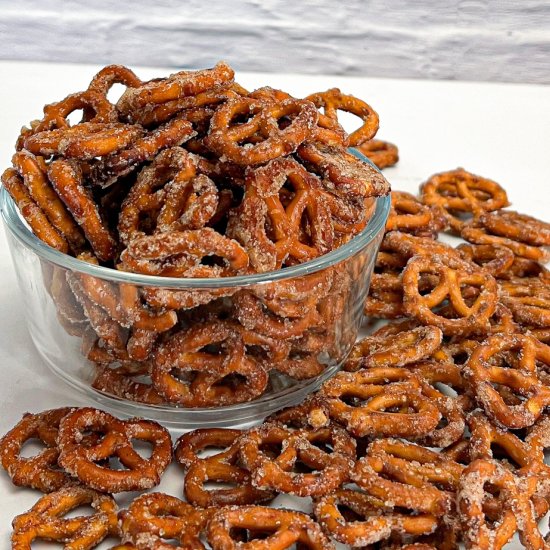 Sweet and Spicy Pretzels