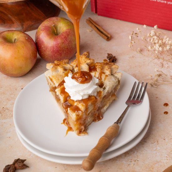 Elevated Salted Caramel Apple Pie