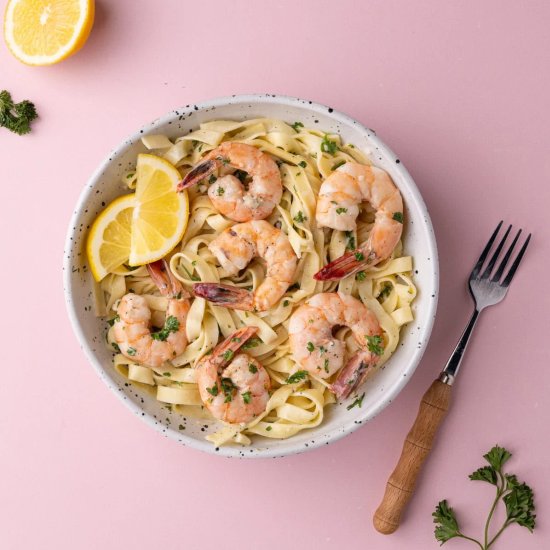 One-Pan Creamy Shrimp Scampi