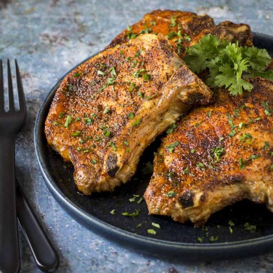 Air Fryer Bone In Pork Chops