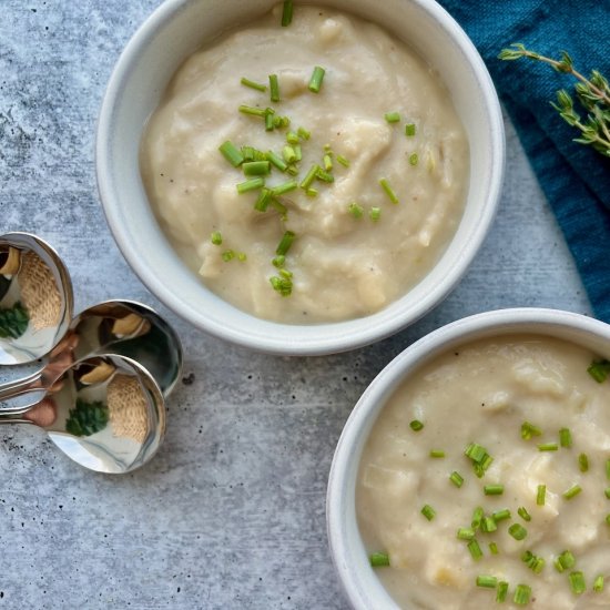 Potato Leek Soup with Veggies