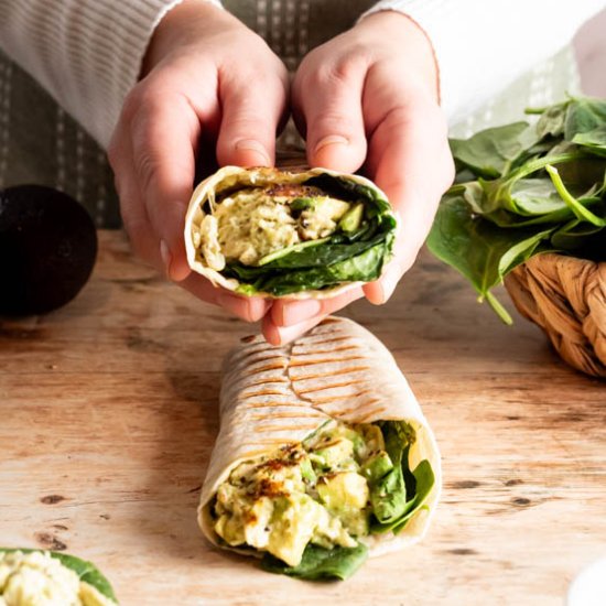 Chicken Wraps With Spinach