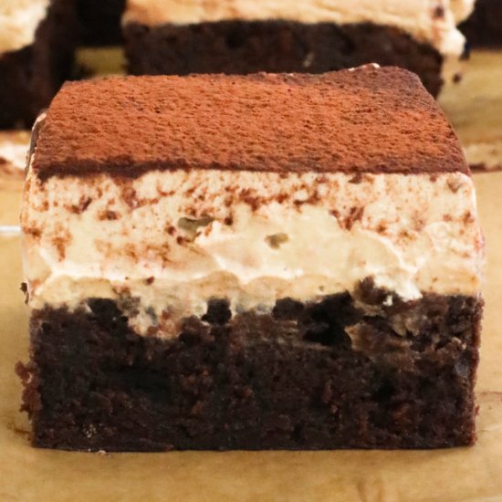 Tiramisu Brownies