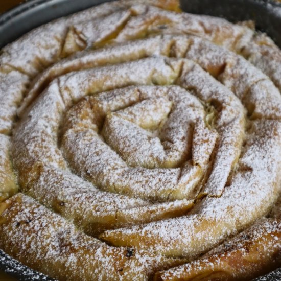 Bulgarian Tikvenik Pumpkin Filo Pie