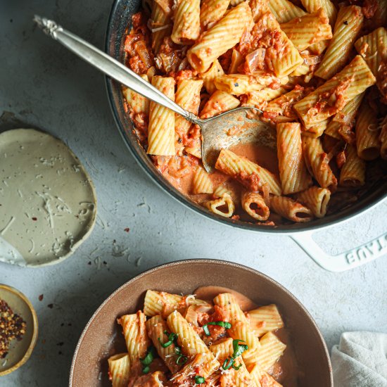 Vodka Sauce with Shallots