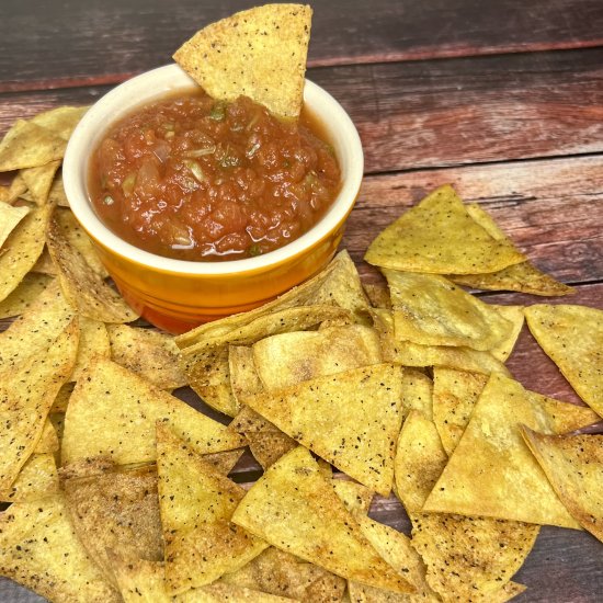 Oven Baked Tortilla Chips