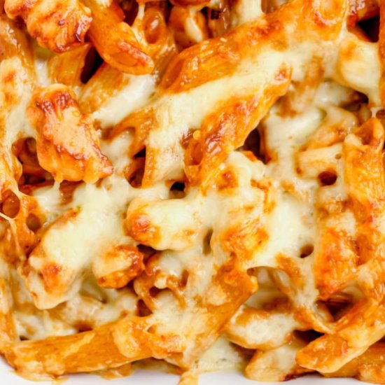 Baked BBQ Chicken Pasta