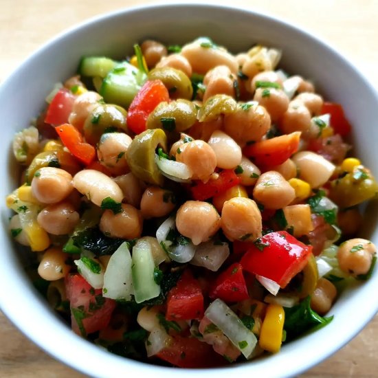 Chickpea and Cucumber Salad