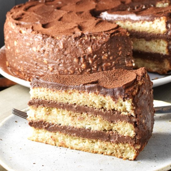 Polish Hazelnut Chocolate Torte