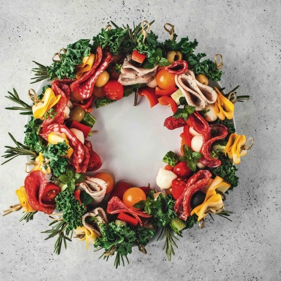 Ho, Ho, Holiday Appetizer Wreath