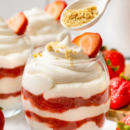 Easy Strawberries and Cream