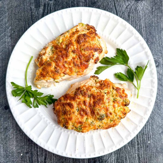 Air Fryer Keto Cheesy Chicken