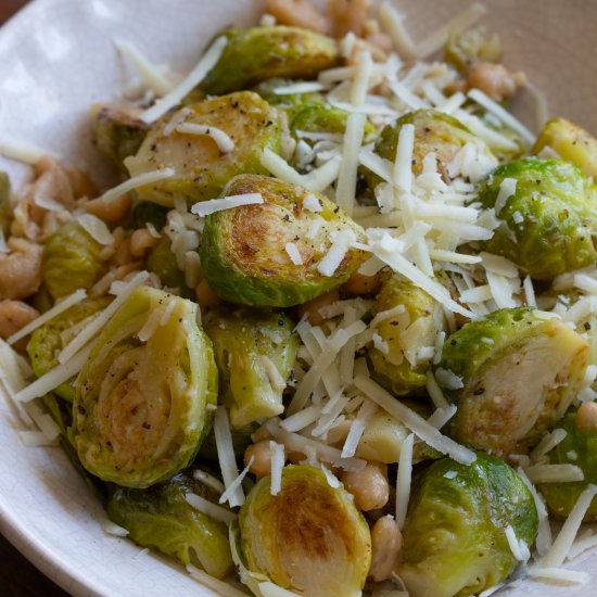 Brussels Sprouts & White Beans