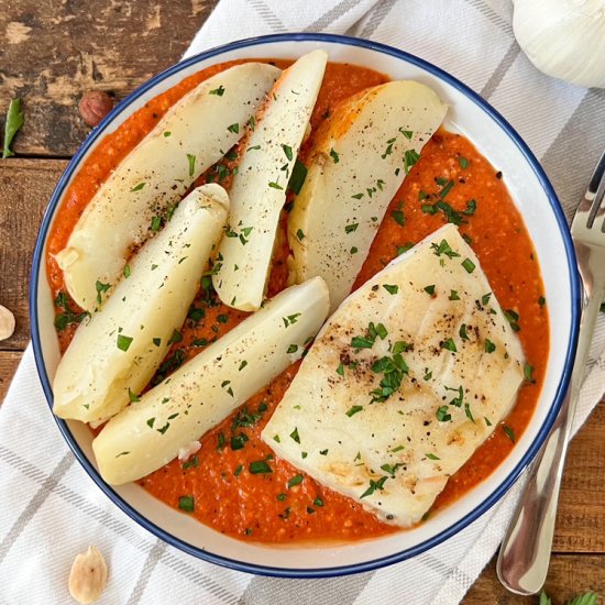 Classic Spanish Fish and Potatoes