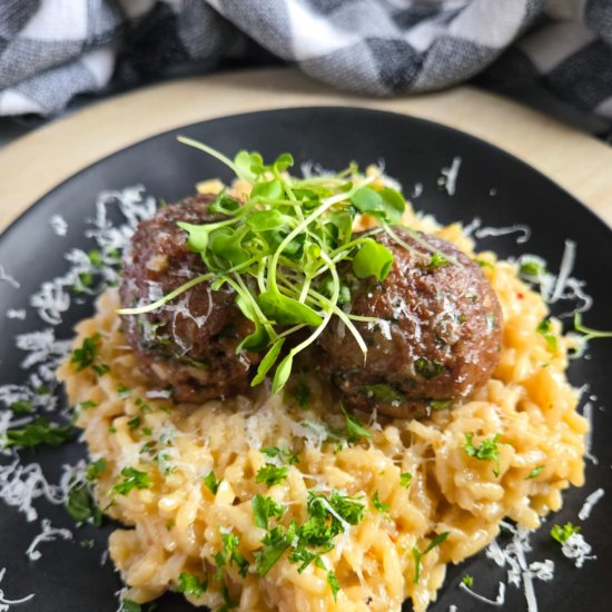 Meatball Risotto