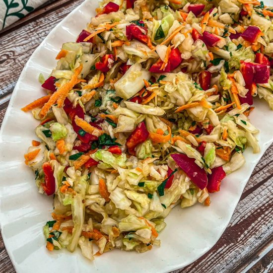 Grandpa’s Simple Cabbage Salad