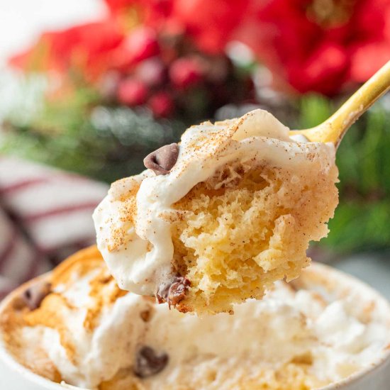 Eggnog Mug Cake