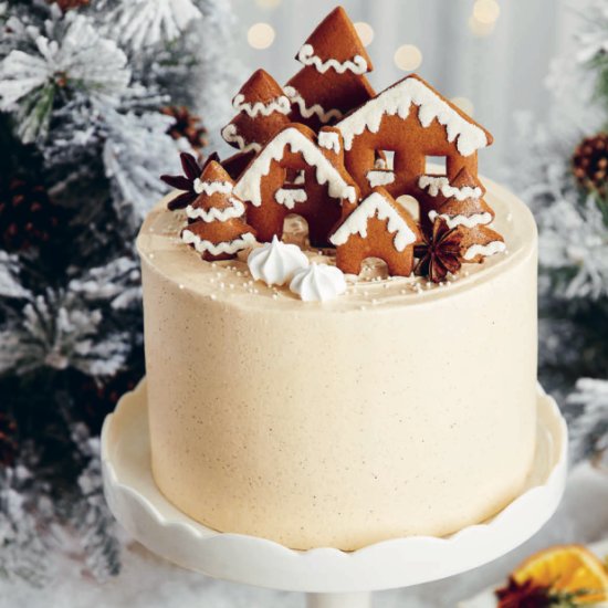 Gingerbread & Speculoos cake