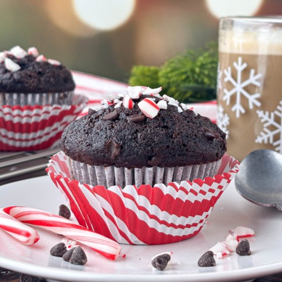 Peppermint Mocha Muffins