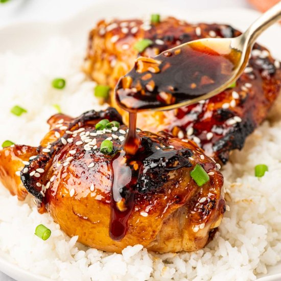 AIR FRYER TERIYAKI CHICKEN THIGHS