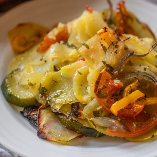 Briam – Greek Roasted Vegetables