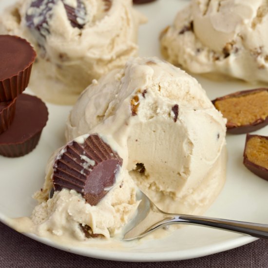 Vegan Peanut Butter Cup Ice Cream