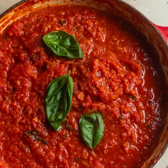 Hearty Marinara Sauce