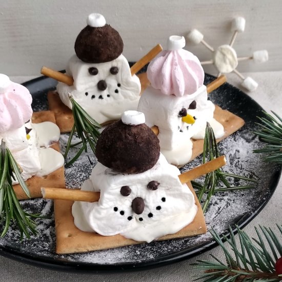 Melting Snowman Marshmallows