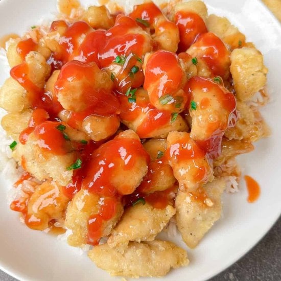 Air Fryer Sweet And Sour Chicken