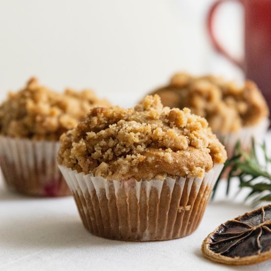 Spiced Cranberry Orange Muffins