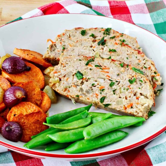 BBQ Meatloaf and Sweet Potatoes