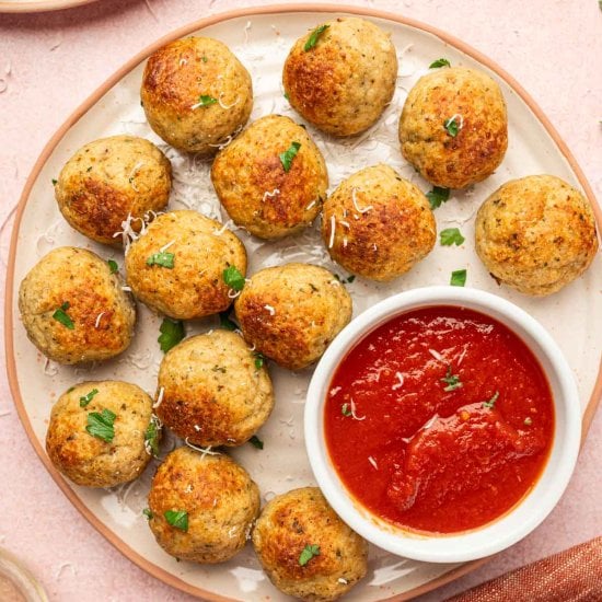 Air Fryer Chicken Meatballs