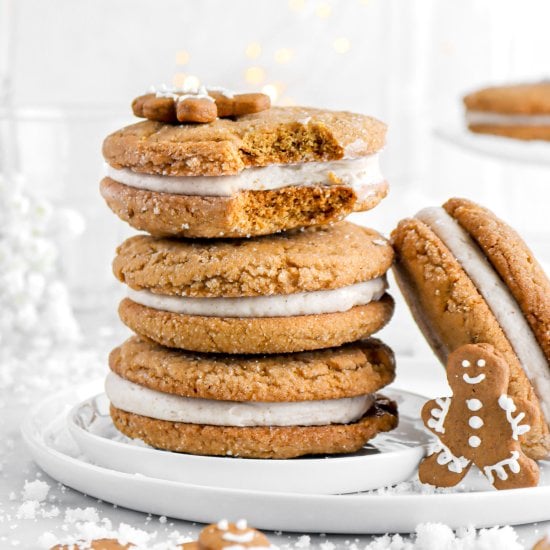 Gingerbread Sandwich Cookies