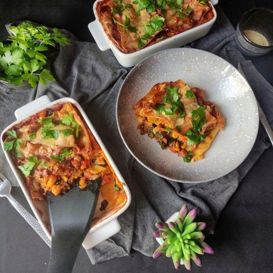 Chickpea and Vegetable Lasagna